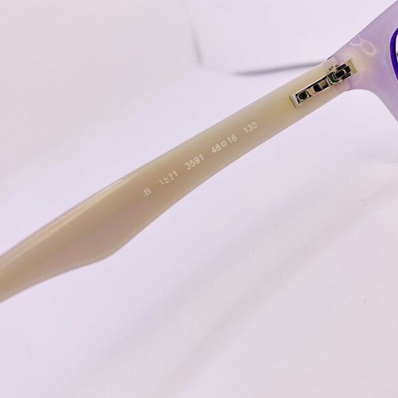 Ray-Ban Authentic Eyeglasses RB 1531 3591 48 [] 16 130 MM Purple Cream - Picture 4 of 5